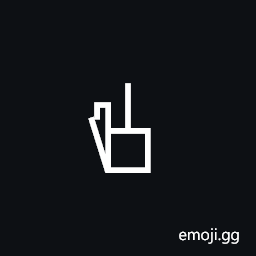Signwriting Hand-Fist Index Thumb Hooked Middle Up Symbol