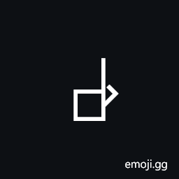 Signwriting Hand-Fist Index Thumb Side Thumb Bent Symbol