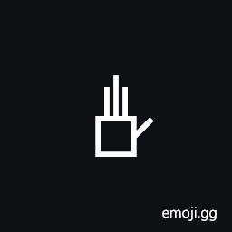 Signwriting Hand-Fist Little Down Symbol