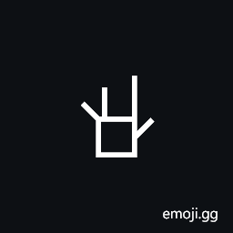 Signwriting Hand-Fist Middle Down Symbol