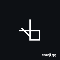 Signwriting Hand-Fist Middle Thumb Angled Out Index Up Symbol