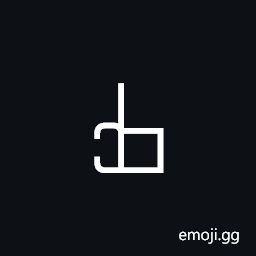 Signwriting Hand-Fist Middle Thumb Cupped Index Up Symbol