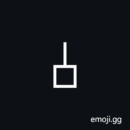 Signwriting Hand-Fist Middle Up Symbol