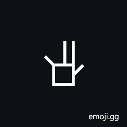 Signwriting Hand-Fist Ring Down Symbol