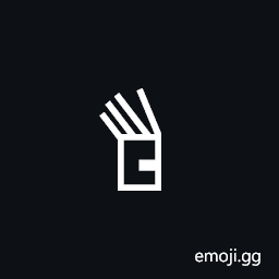 Signwriting Hand-Flat Four Fingers Hinged Symbol