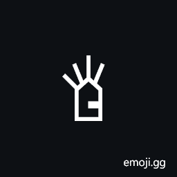 Signwriting Hand-Flat Four Fingers Symbol