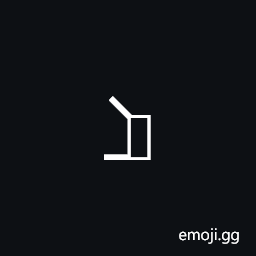 Signwriting Hand-Hinge Open Thumb Forward Symbol