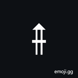 Signwriting Movement-Diagonal Away Large Symbol