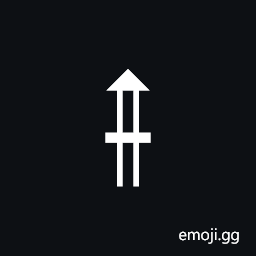 Signwriting Movement-Diagonal Away Largest Symbol