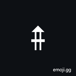 Signwriting Movement-Diagonal Away Medium Symbol