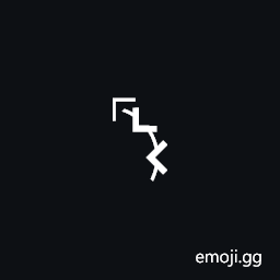 Signwriting Movement-Hinge Down Sequential Symbol