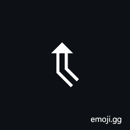 Signwriting Movement-Wallplane Bend Medium Symbol