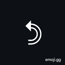 Signwriting Movement-Wallplane Curve Half-Circle Medium Symbol