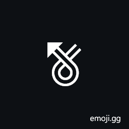 Signwriting Movement-Wallplane Curved Cross Medium Symbol