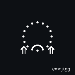 Signwriting Movement-Wallplane Jaw Symbol