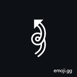 Signwriting Movement-Wallplane Loop Large Symbol