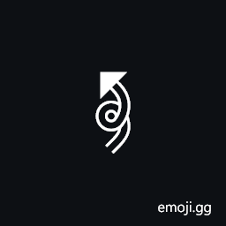 Signwriting Movement-Wallplane Loop Medium Symbol