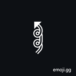 Signwriting Movement-Wallplane Loop Small Double Symbol