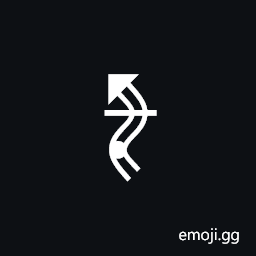 Signwriting Movement-Wallplane Wave Hitting Chest Symbol