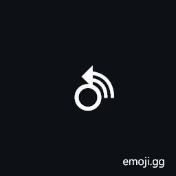 Signwriting Movement-Wallplane Wrist Circle Front Single Symbol