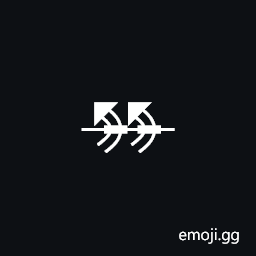Signwriting Rotation-Wallplane Double Hitting Front Wall Symbol