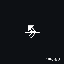 Signwriting Rotation-Wallplane Single Hitting Front Wall Symbol