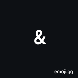 Small Ampersand Symbol