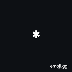 Small Asterisk Symbol