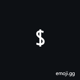Small Dollar Sign Symbol