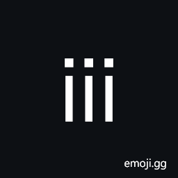 Small Roman Numeral Three Symbol