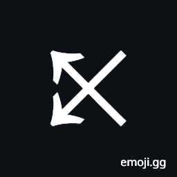 South West Arrow and North West Arrow Symbol