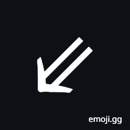 South West Double Arrow Symbol