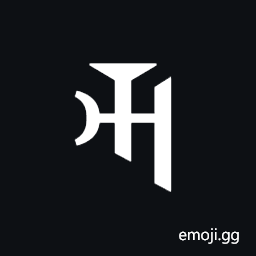 Soyombo Letter Gha Symbol