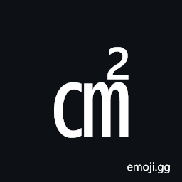 Square Cm Squared Symbol