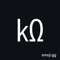 Square K Ohm Symbol