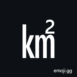 Square Km Squared Symbol