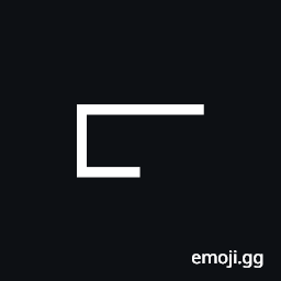 Square Left Open Box Operator Symbol