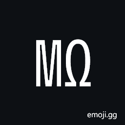 Square M Ohm Symbol