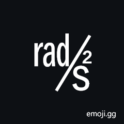 Square Rad Over S Squared Symbol
