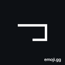 Square Right Open Box Operator Symbol