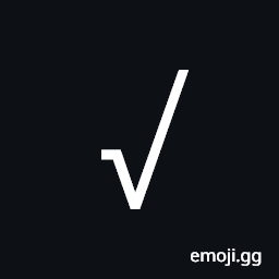 Square Root Symbol