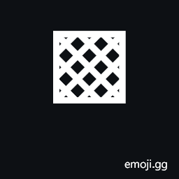 Square with Diagonal Crosshatch Fill Symbol