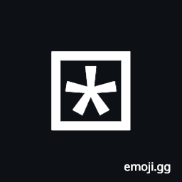 Squared Asterisk Symbol