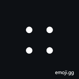 Squared Four Dot Punctuation Symbol