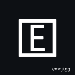 Squared Latin Capital Letter E Symbol