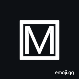 Squared Latin Capital Letter M Symbol