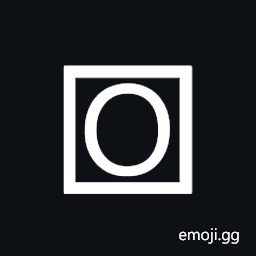 Squared Latin Capital Letter O Symbol