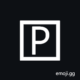 Squared Latin Capital Letter P Symbol