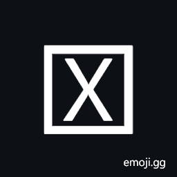 Squared Latin Capital Letter X Symbol