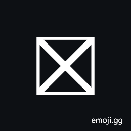 Squared Saltire Symbol